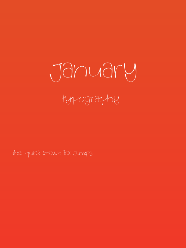 january Poster