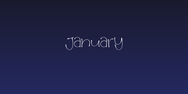 january Social Header