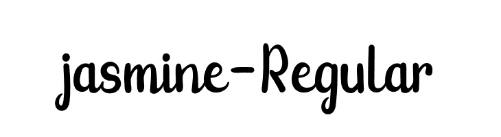 jasmine-Regular  font caratteri gratis