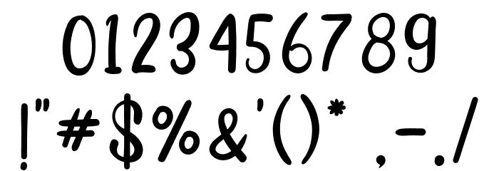 jasmine-Regular Font OTHER CHARS