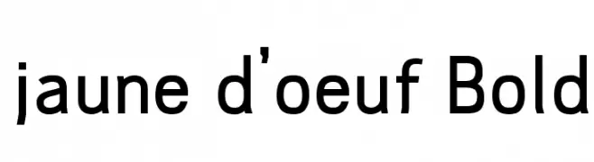 jaune d'oeuf Bold  Descarca Fonturi Gratis