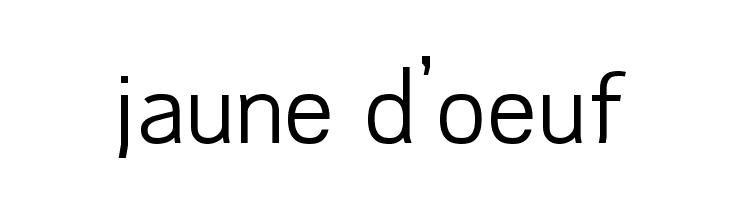 jaune d'oeuf  Frei Schriftart Herunterladen
