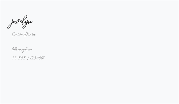 javelyn Business Card