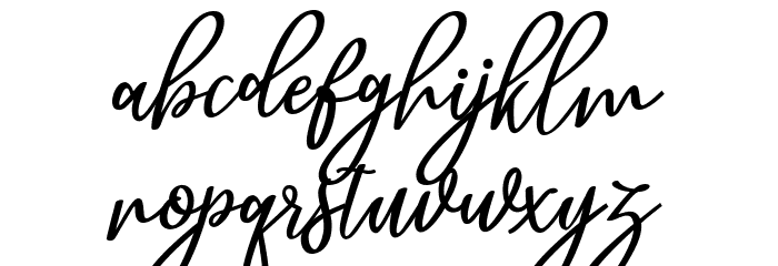 javelyn Font LOWERCASE