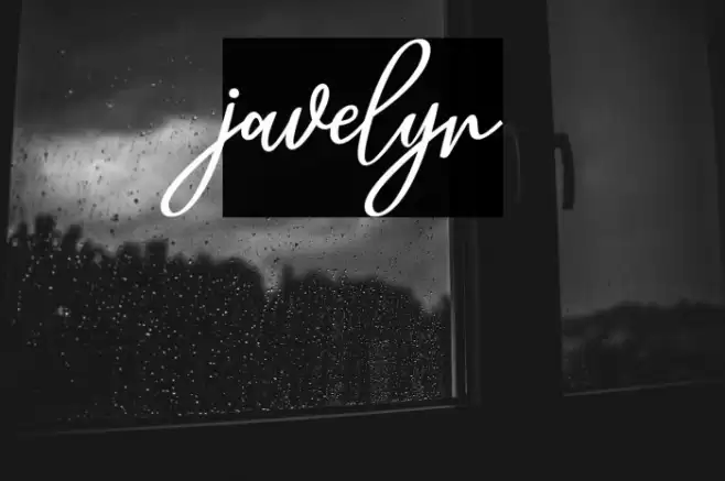 javelyn Font examples