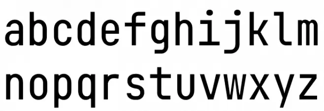 JB-MMM2cond Fonte MINÚSCULAS