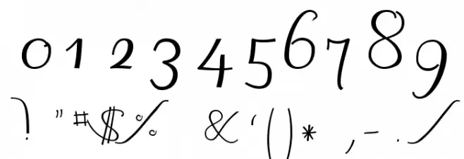 JBCalli-Bold Font OTHER CHARS