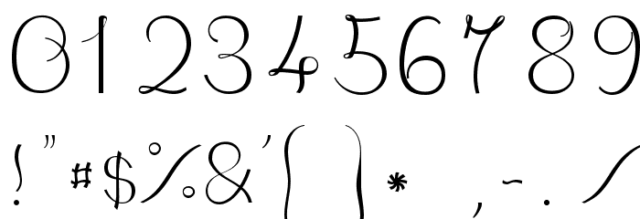 JBCourbes-Regular Font OTHER CHARS