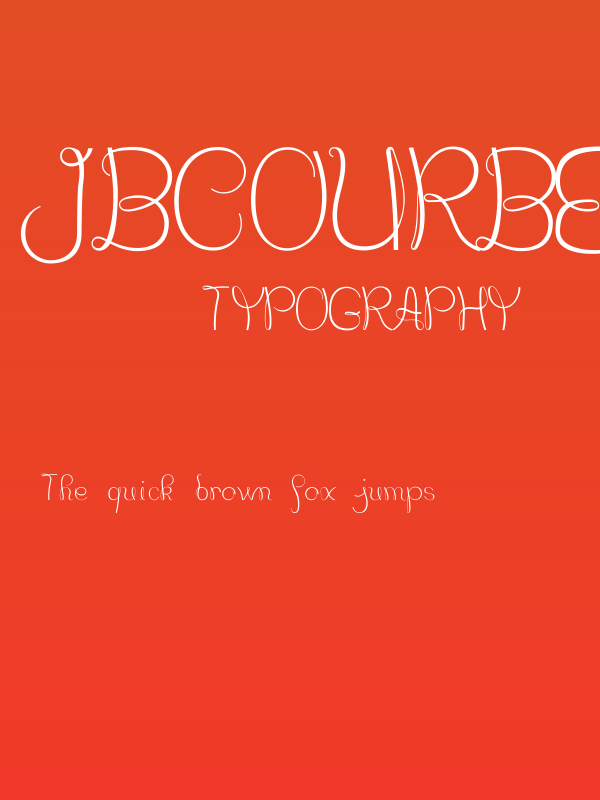 JBCourbes-Regular Poster