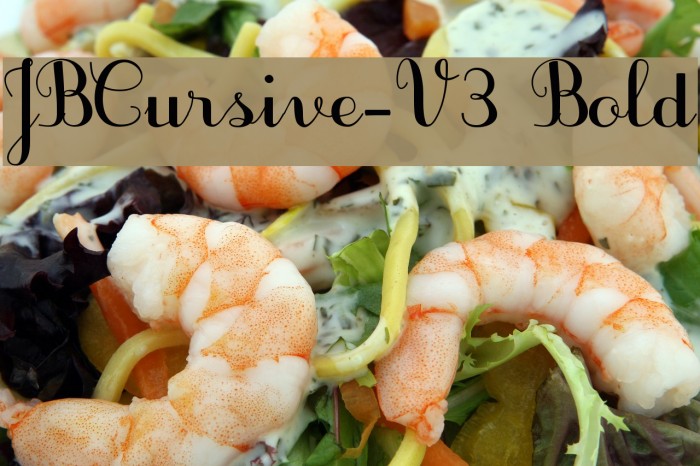 JBCursive-V3 Bold Example 3