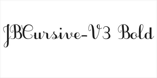 JBCursive-V3 Bold Logo