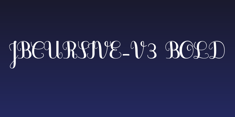 JBCursive-V3 Bold Social Header