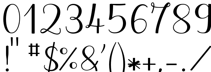 JBCursive-V3 Medium Font OTHER CHARS