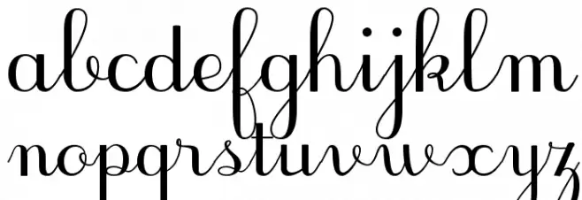 JBCursive-V3 Medium फ़ॉन्ट लोअरकेस