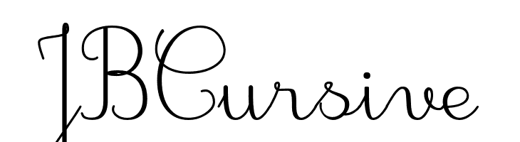 JBCursive  Free Fonts Download