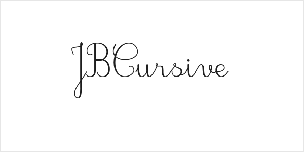 JBCursive Logo