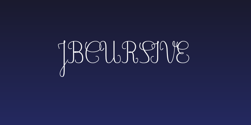 JBCursive Social Header