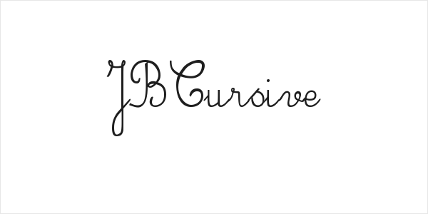 JBCursive Logo