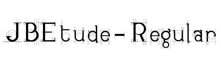 JBEtude-Regular Fonte