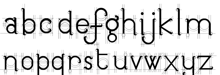 JBEtude-Regular Font LOWERCASE