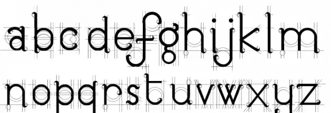 JBEtude-Regular Font LOWERCASE