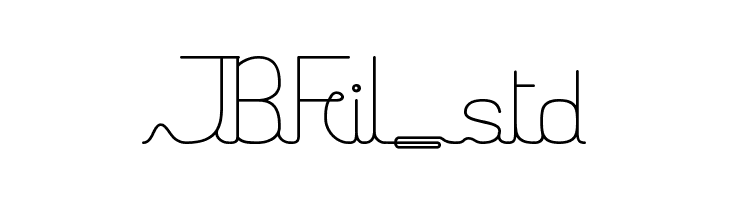 JBFil_std  font caratteri gratis