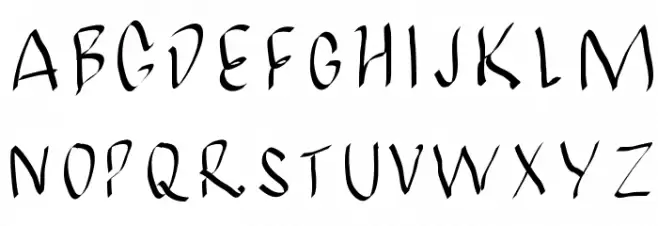 JBMCalligrad Шрифта ВЕРХНИЙ