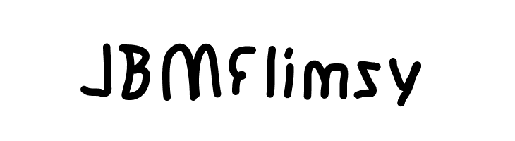 JBMFlimsy  免费字体下载