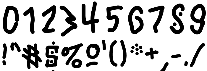 JBMFlimsy Font OTHER CHARS