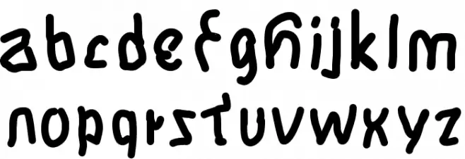 JBMFlimsy Font LOWERCASE