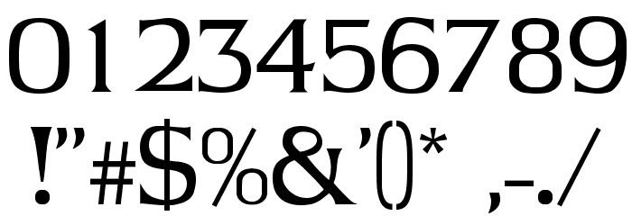 JBarrett Normal Font OTHER CHARS
