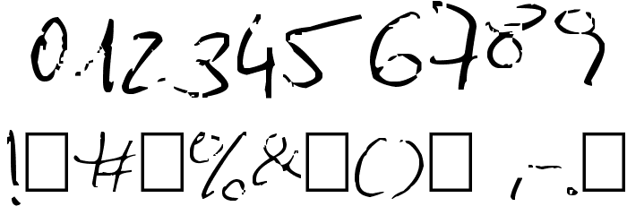 jcgr61 Font OTHER CHARS