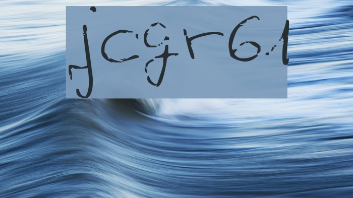 jcgr61 Font examples