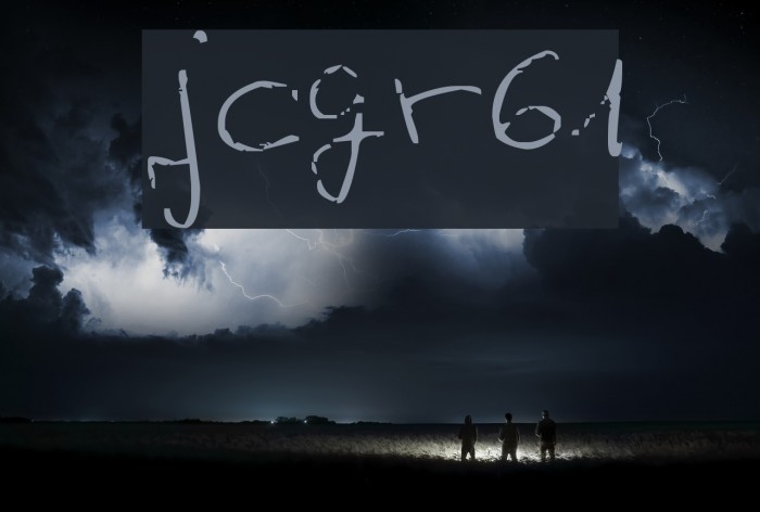 jcgr61 Font examples