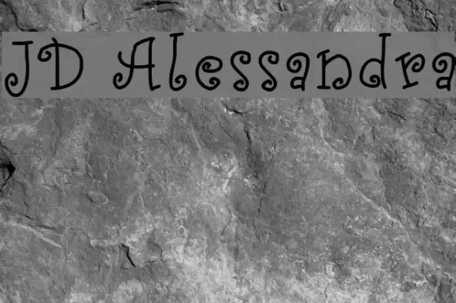 JD Alessandra Font examples