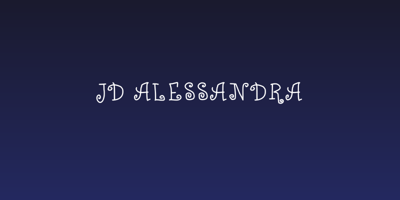 JD Alessandra Social Header