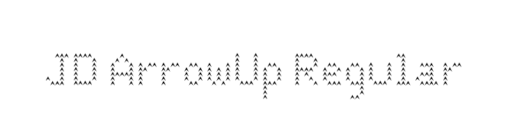 JD ArrowUp Regular Font