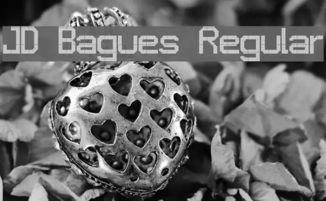 JD Bagues Regular Font examples