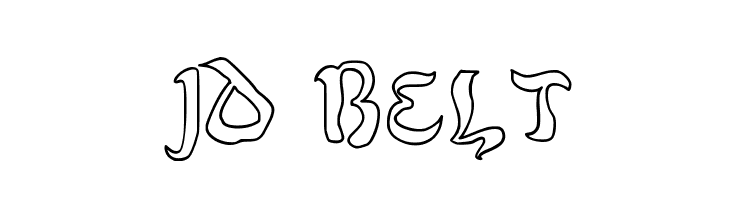JD Belt Font