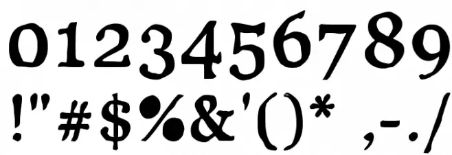 JD Carnival Black Font OTHER CHARS