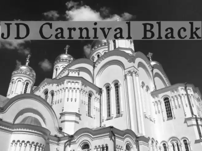 JD Carnival Black Font examples