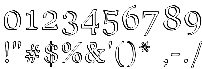 JD Carnival Font OTHER CHARS