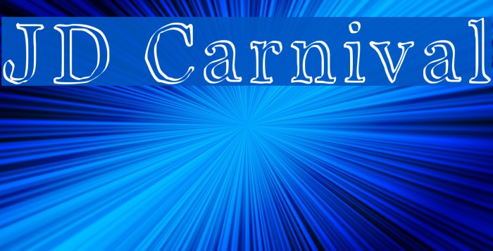 JD Carnival Font examples