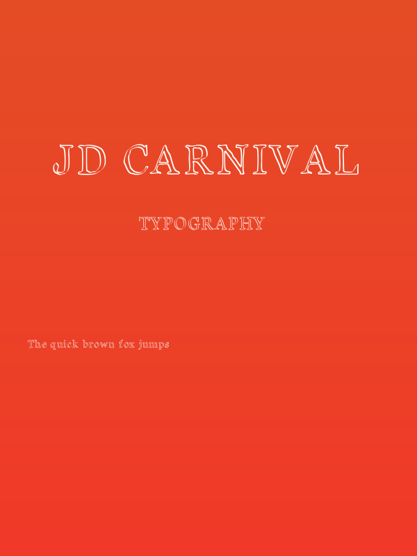 JD Carnival Poster