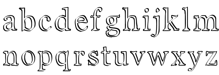 JD Carnival Font LOWERCASE