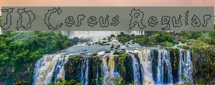 JD Cereus Regular Font examples