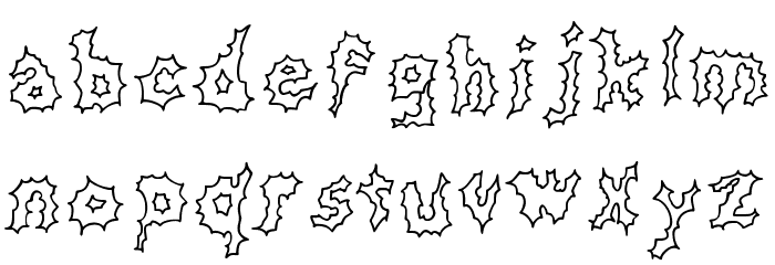 JD Cereus Regular Font LOWERCASE