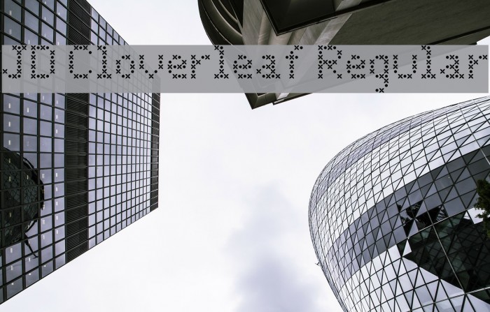 JD Cloverleaf Regular Font examples