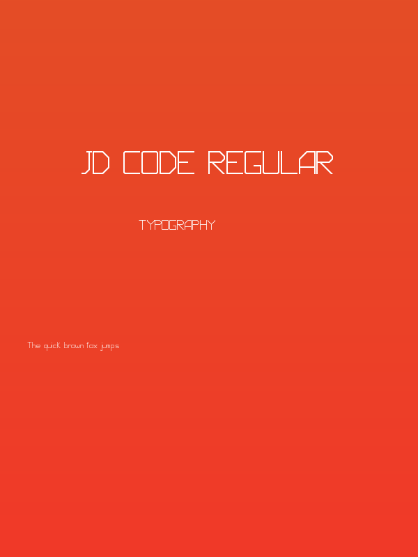 JD Code Regular Poster