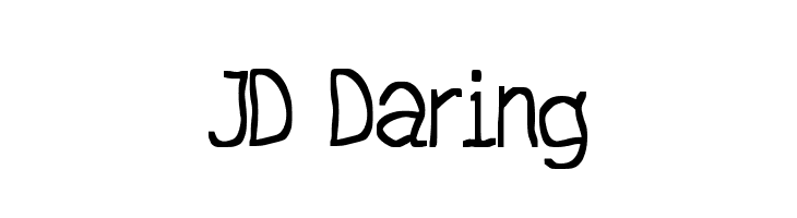 JD Daring  Frei Schriftart Herunterladen